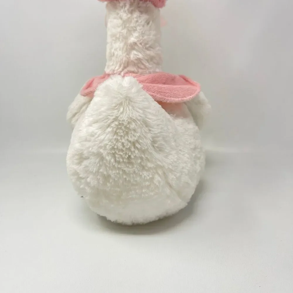 Cuddle Barn Mother Goose Read Along Talking Soft Plush Animatronic Toy Pink